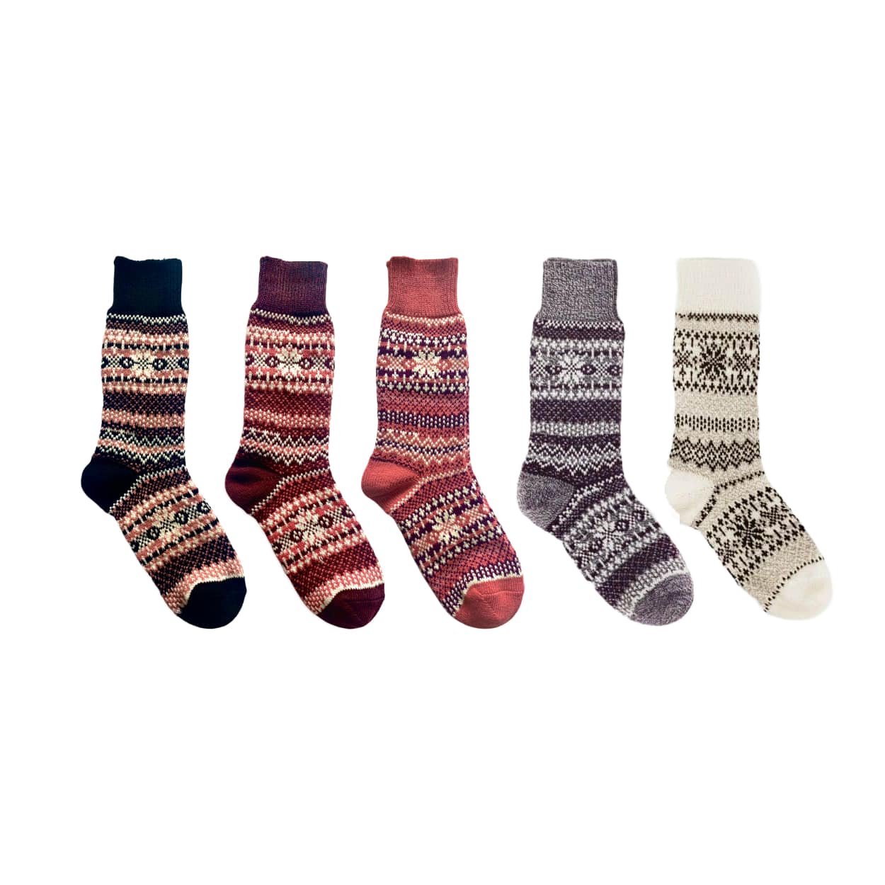 Nordic Socks Soft COZY™ Warm (5 Pairs Rosa) - Unisex