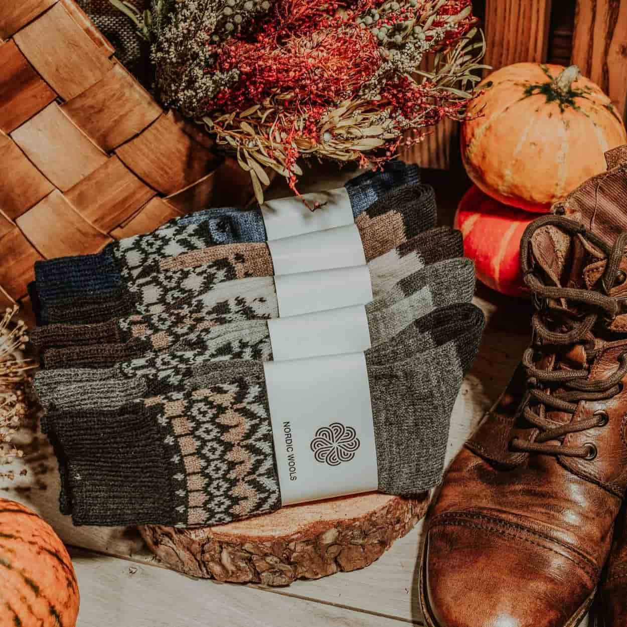 Nordic Socks Merino Wool 5 Pairs PERFORM™ Warm (Jorunn) - Unisex