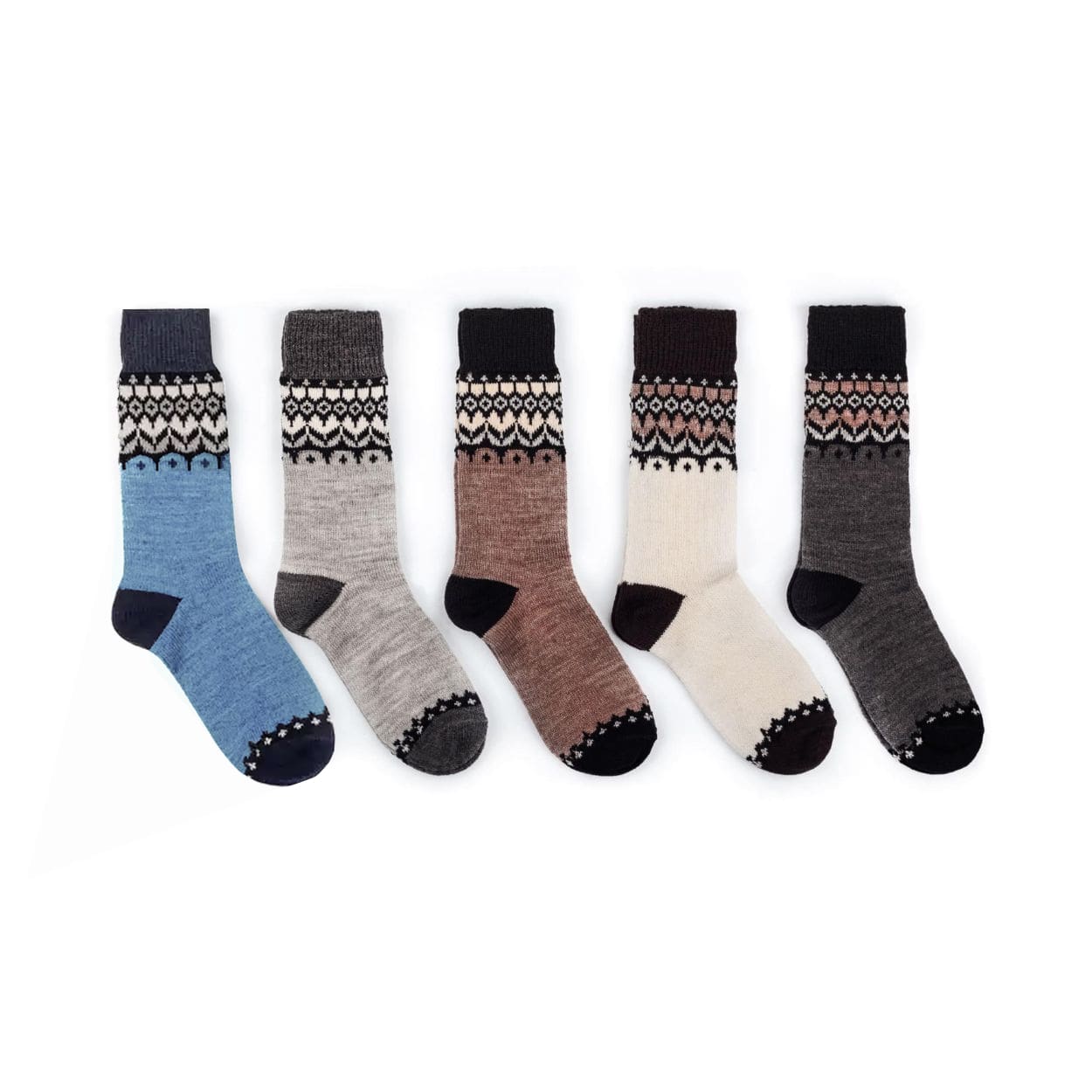 Nordic Socks Merino Wool 5 Pairs PERFORM™ Warm (Jorunn) - Unisex